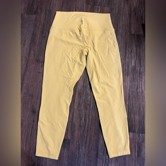 Lululemon Align High-Rise Pant 25" in Yellow Serpentine - Picture 3 of 5